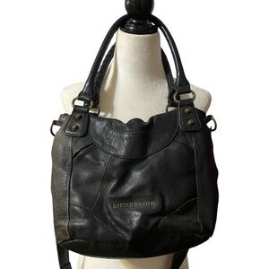 Liebeskind distressed leather shoulder bag/crossbody bag